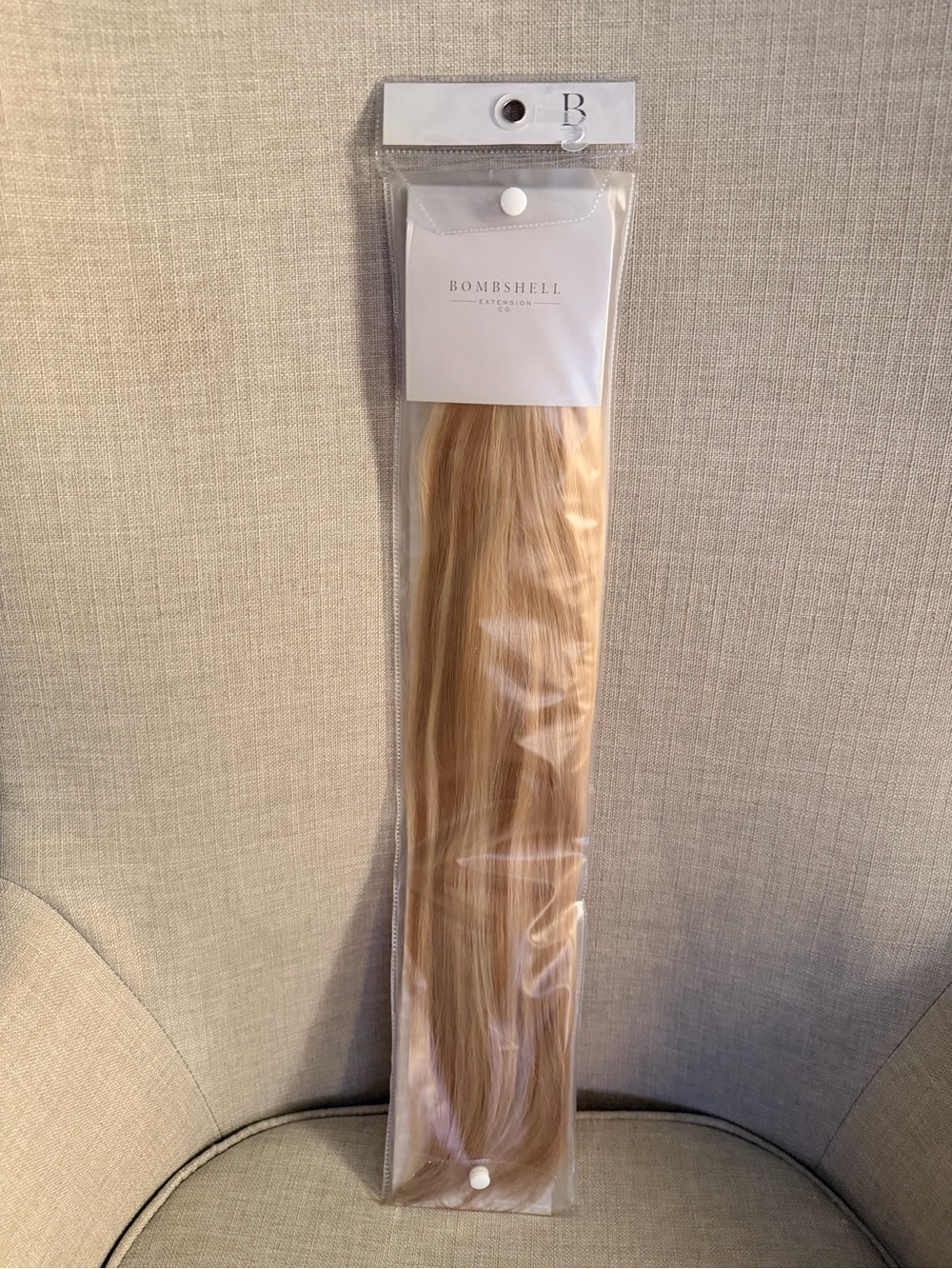 Bombshell Extension Co. Weft Human Hair Extensions Blonde